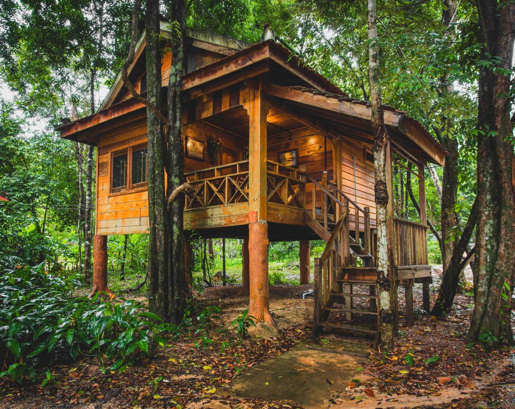 Tree House Bungalows Kaoh Touch ภายนอก รูปภาพ